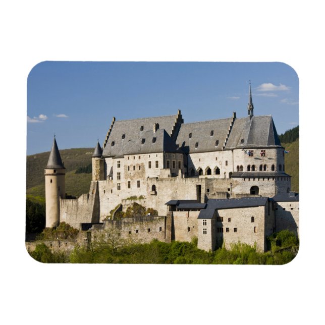 Magnet Flexible Luxembourg, Vianden Château de Vianden (b. 15e (Horizontal)