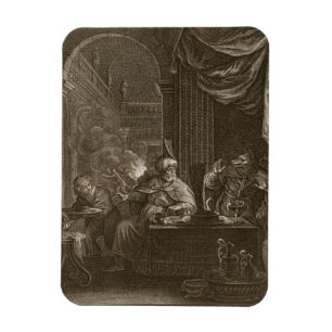 Magnet Flexible Lycaon a métamorphosé dans un loup, 1731 (la