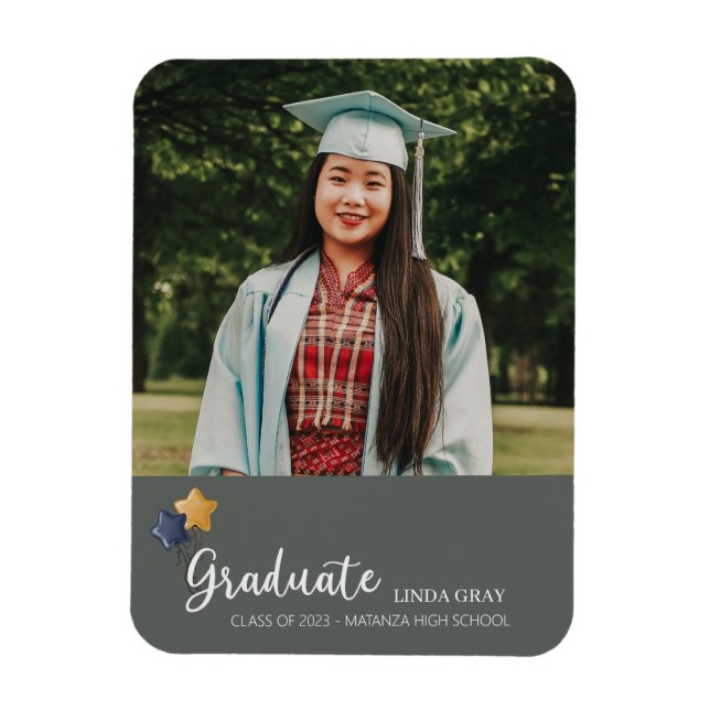 Magnet Flexible Lycée Classe de fin d'études de 2023 Moderne (Vertical)