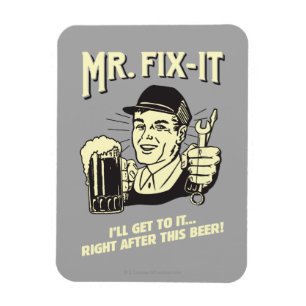 Magnet Flexible M. Fixit : Après cette bière