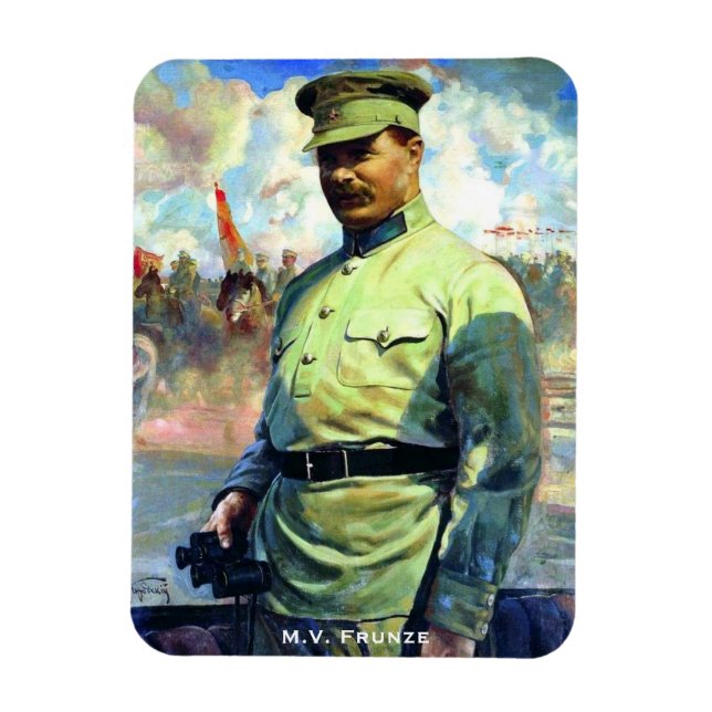 Magnet Flexible M. Frunze - officier de l'armée soviétique, Armée  (Vertical)