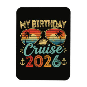 Magnet Flexible Ma Croisière 2026 Croisière de Fête Vacances