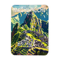 Machu Picchu Pérou Amérique du Sud Voyage Art Vint