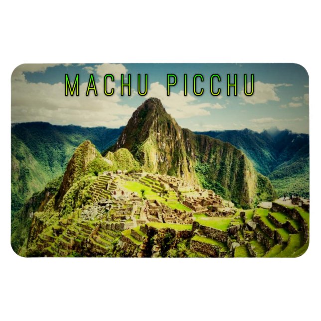 Magnet Flexible Machu Picchu stylisé (Horizontal)