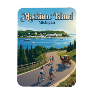Magnet Flexible Mackinac Island États-Unis