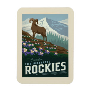 Magnet Flexible Macy's Flower Show Rockies
