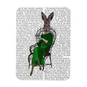 Magnet Flexible Madame Bella Rabbit Taking Tea 2