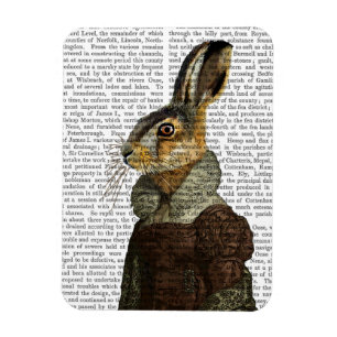 Magnet Flexible Madame Hare Portrait