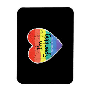 Magnet Flexible Madame la Vice-présidente Je parle Kamala Harris g