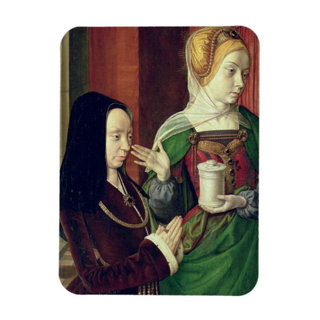 Magnet Flexible Madeleine of Bourgogne presented by St. Mary Magda (Vertical)