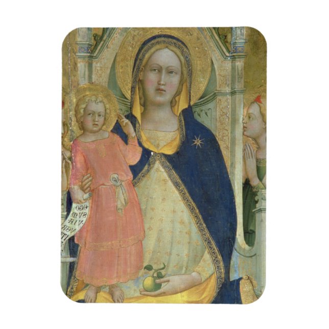 Magnet Flexible Madonna and Child enthroned with Saints, détail (Vertical)