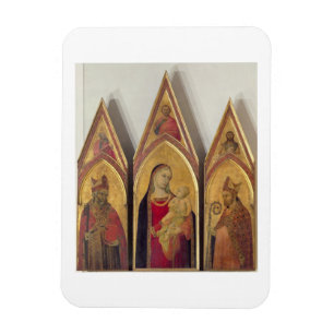 Magnet Flexible Madonna and Child with SS. Nicholas and Proculus
