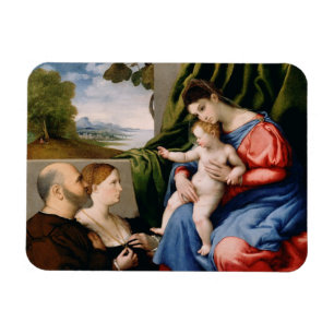 Magnet Flexible Madonna et enfant avec le St John infantile