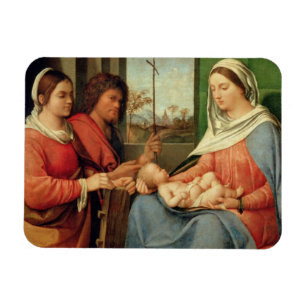 Magnet Flexible Madonna et enfant avec les saints 2