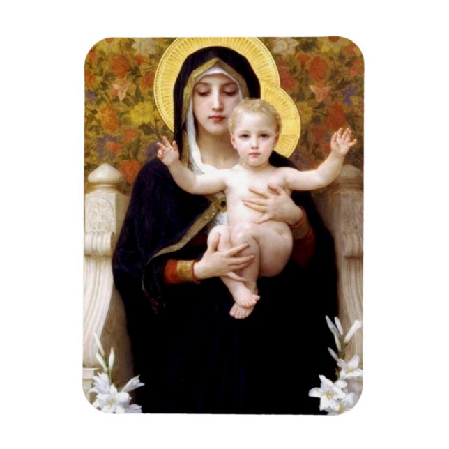 Magnet Flexible Madonna et l'enfant - Religieux (Vertical)