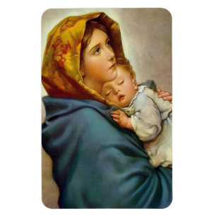 Magnet Flexible Madonna et l'enfant Roberto Ferruzzi