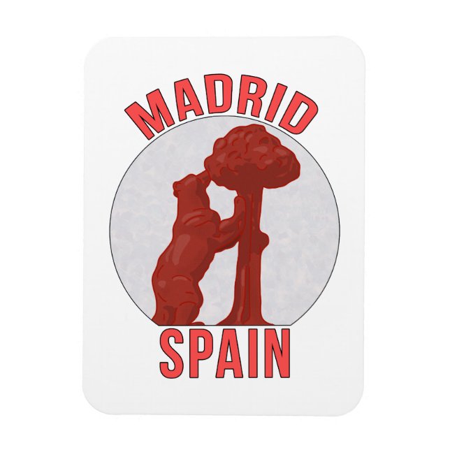 Magnet Flexible Madrid Espagne (Vertical)