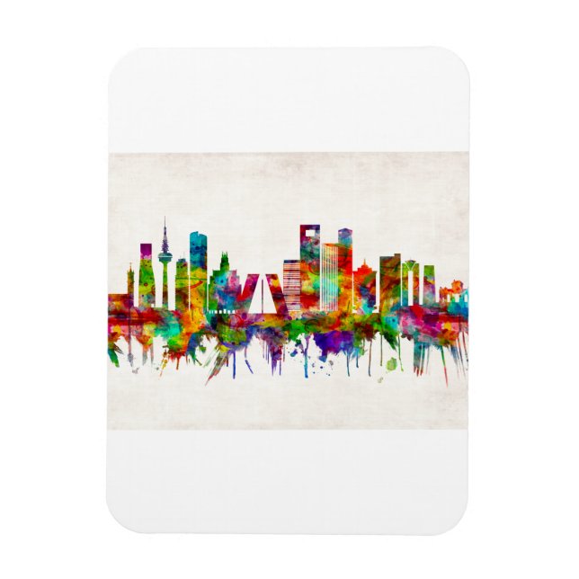 Magnet Flexible Madrid Espagne Skyline (Vertical)