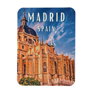 Magnet Flexible Madrid, ville de la gastronomie espagnole