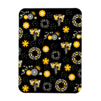 Magasin de fleurs gracieux, aimant photo flexible