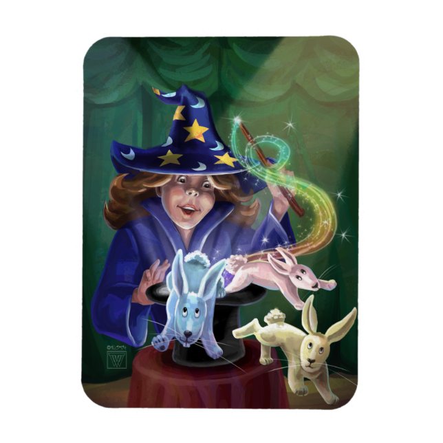 Magnet Flexible Magic Act Rabbits du Casquette (Vertical)
