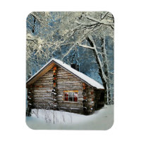 Magie hivernale Rustique Cabine de billes