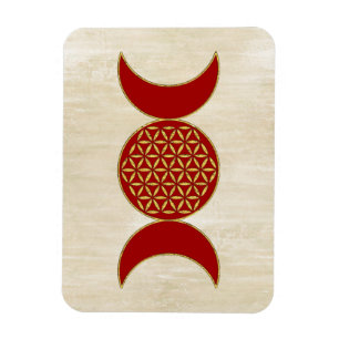 Magnet Flexible Magie Triple Moon - Spirit Flower Of Life 1 Sweat