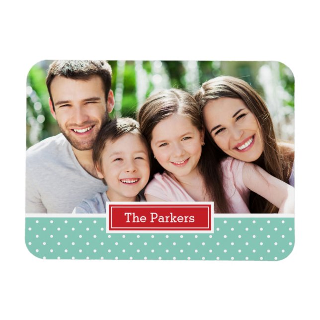 Magnet Flexible Magnat photo de Polkadot Holiday (Horizontal)