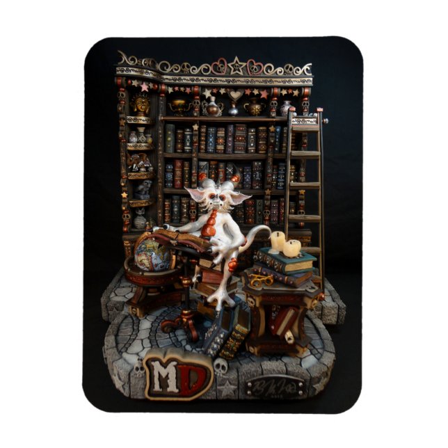 Magnet Flexible Magnat photo MD Library Dragon 3 po x 4 po (Vertical)