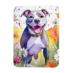 Magnet Flexible Magnat photo Pit Bull Dog