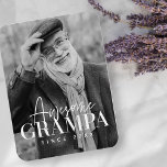Magnet Flexible Magnifique Grampa depuis 20XX Simple Photo Élégant<br><div class="desc">Ce design simple et moderne est composé d'une typographie serif et cursive et d'ajouter une photo personnalisée</div>