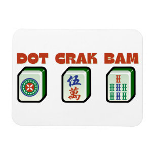Magnet Flexible Mahjong Dot Crak Bam