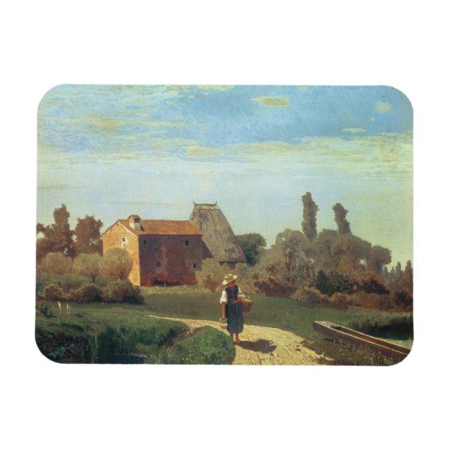 Magnet Flexible Mai matin (huile sur toile) (Horizontal)