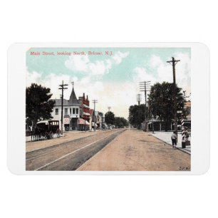 Magnet Flexible Main St., Belmar, New Jersey 1906 Carte postale