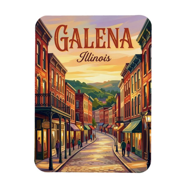 Magnet Flexible Main Street, Galena États-Unis (Vertical)