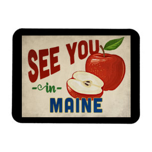 Magnet Flexible Maine Apple - Vintage voyage