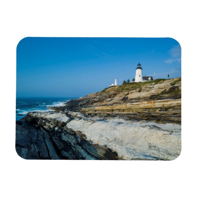 Magnet Flexible Maine, Pemaquid Point, phare de Pemaquid Point (Horizontal)
