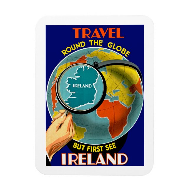 Magnet Flexible Mais Voyez D'Abord L'Irlande ! (Vertical)