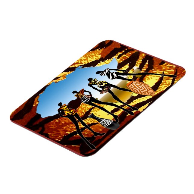 Magnet Flexible Maison africaine à venir (Côté Gauche)