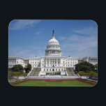 Magnet Flexible Maison Blanche US Capitol Building Washington DC<br><div class="desc">Le front ouest du Capitole américain. Le bâtiment de style néoclassique est situé à Washington,  D.C.,  au sommet du Capitol Hill à l'extrémité est du National Mall. Le Capitole a été désigné lieu historique national en 1960.</div>