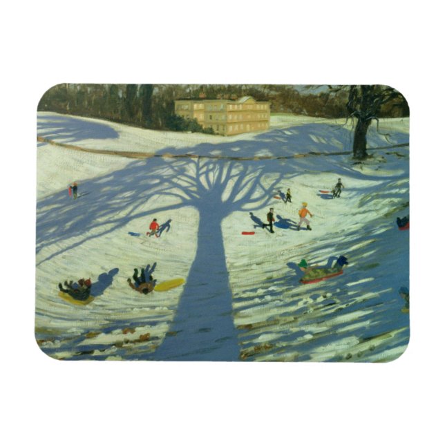 Magnet Flexible Maison de l'abbaye de Calke Hiver 2002 (Horizontal)
