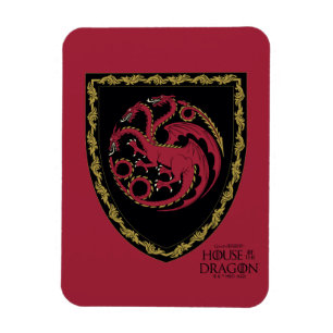 Magnet Flexible MAISON DU DRAGON   Maison Targaryen Crest