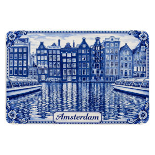 Magnet Flexible maisons sur canal à Amsterdam aimant
