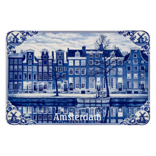 Magnet Flexible maisons sur canal à Amsterdam aimant
