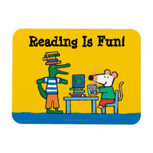 Magnet Flexible Maisy et amis Profitez de la bibliothèque