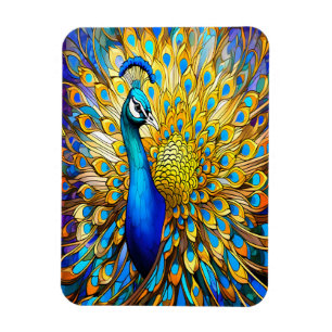 Magnet Flexible Majestic Vernis Peacock Style Art Nouveau