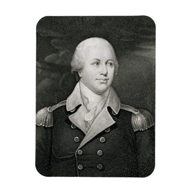 Magnet Flexible Major General Nathaniel Greene (1742-86), engravé (Vertical)