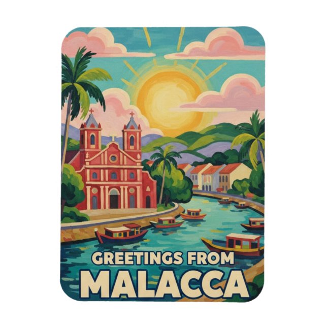 Magnet Flexible Malacca  Malaisie (Vertical)