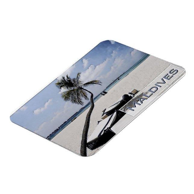 Magnet Flexible Maldives - Plage principale - (Côté Gauche)