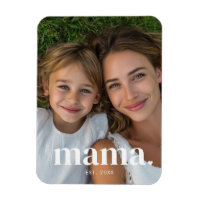 Mama a établi la photo